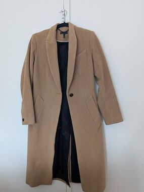 rag and bone classic camel coat